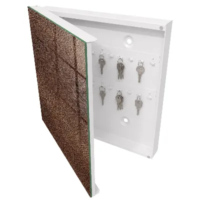 Armoire à clés design Bois brun
