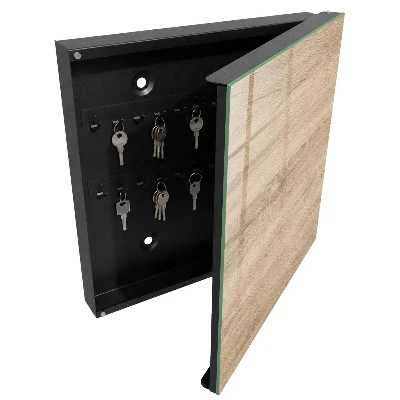 Armoire à clés design Texture bois