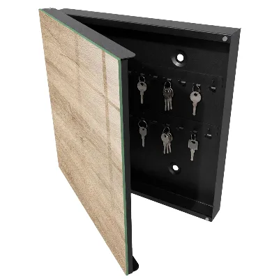 Armoire à clés design Texture bois