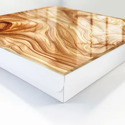 Boîte à clés murale décorative Vagues de bois