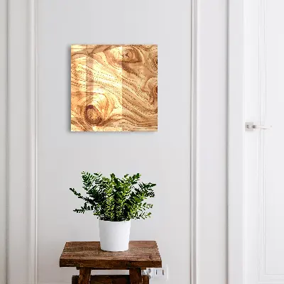 Boîte à clés murale décorative Vagues de bois