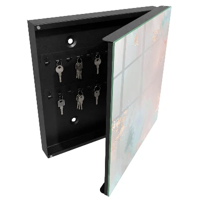 Armoire à clés design Abstraction pastel