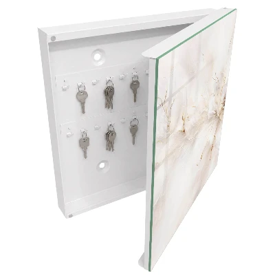 Armoire à clés décorative Fleur élégante