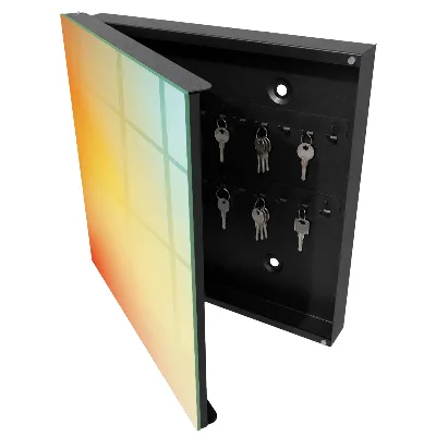 Armoire à clés design Dégradé coloré