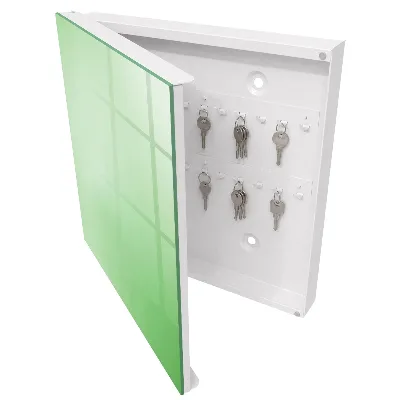 Armoire à clés décorative Harmonie verte