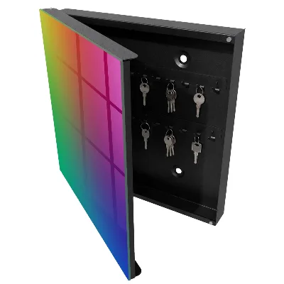 Armoire à clés décorative Dégradé coloré