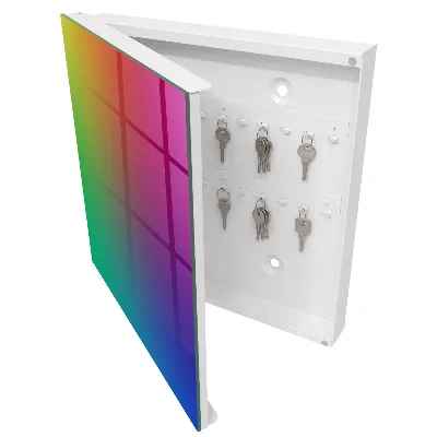Armoire à clés décorative Dégradé coloré