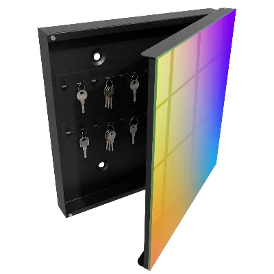 Armoire à clés design Dégradé coloré