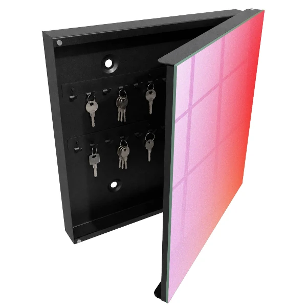 Armoire à clés décorative Brume colorée
