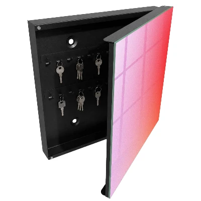 Armoire à clés décorative Brume colorée