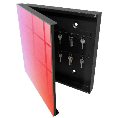 Armoire à clés décorative Brume colorée