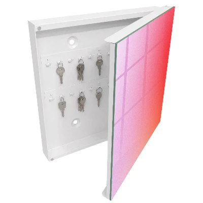 Armoire à clés décorative Brume colorée