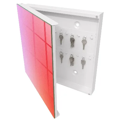 Armoire à clés décorative Brume colorée