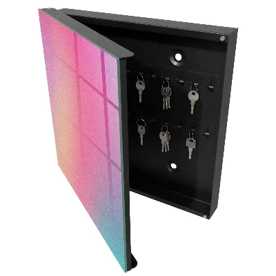 Armoire à clés design Dégradé pastel