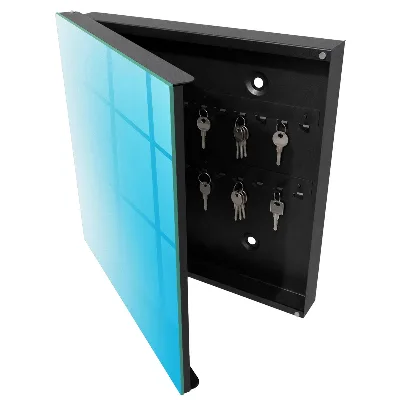 Armoire à clés design Dégradé bleu