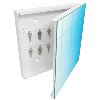 Armoire à clés design Dégradé bleu