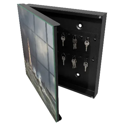 Armoire à clés design Mer agitée