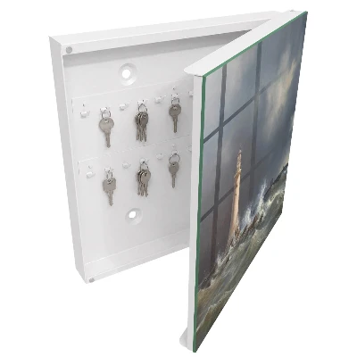 Armoire à clés design Mer agitée