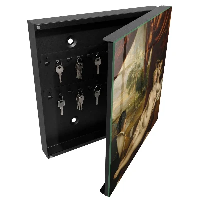 Armoire à clés décorative Vénus et le joueur de luth de Titien