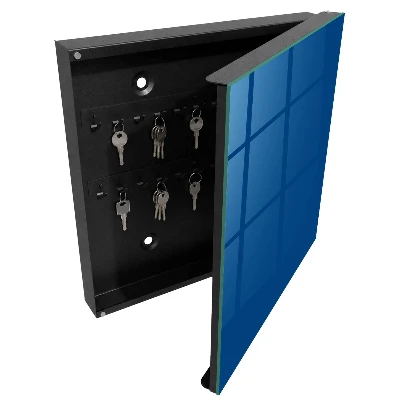 Armoire à clés décorative Bleu foncé