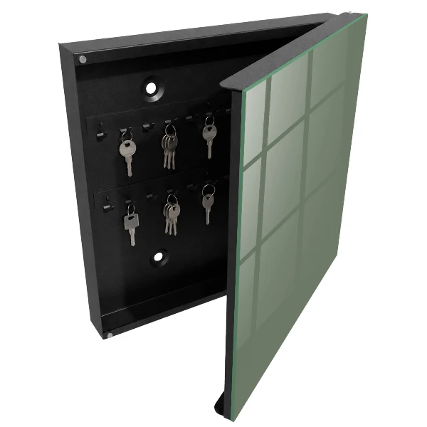 Armoire à clés décorative Sauge noire
