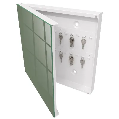 Armoire à clés décorative Sauge noire
