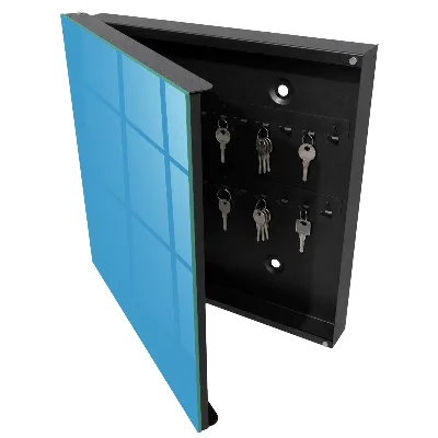 Armoire à clés design Eau bleue