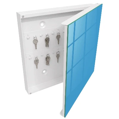 Armoire à clés design Eau bleue