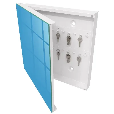 Armoire à clés design Eau bleue