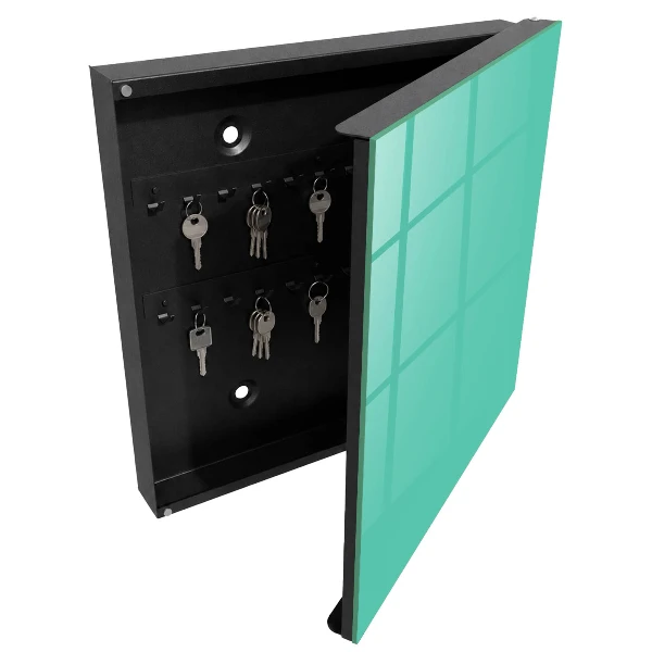 Armoire à clés design Menthe forte