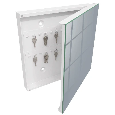 Armoire à clés décorative Gris
