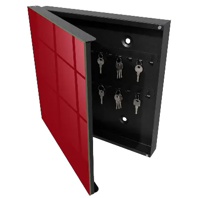 Armoire à clés décorative Bordeaux clair