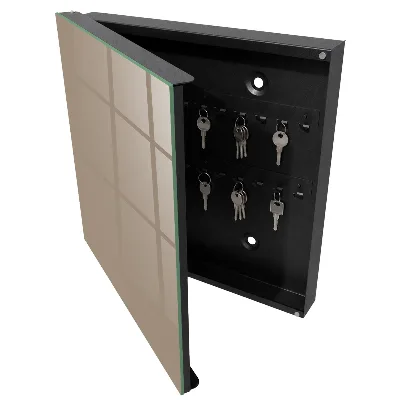 Armoire à clés design Brun clair