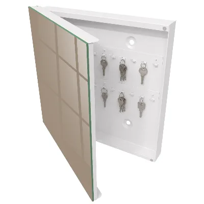 Armoire à clés design Brun clair
