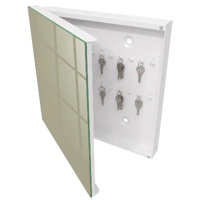 Armoire à clés décorative Crème foncée