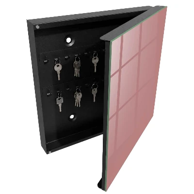 Armoire à clés design Bordeaux vif