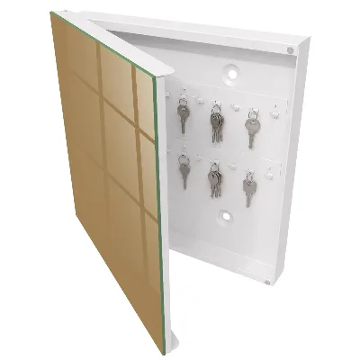 Armoire à clés design Couleur brune