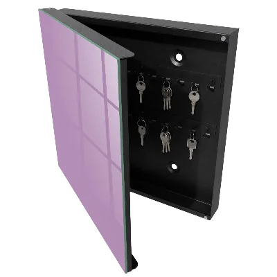 Boîte à clés murale décorative Violet clair