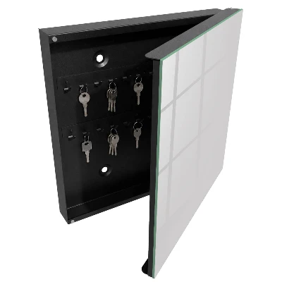Armoire à clés décorative Couleur grise