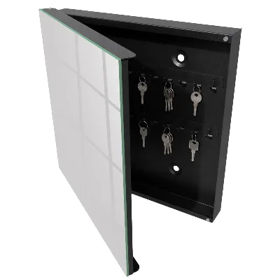 Armoire à clés décorative Couleur grise