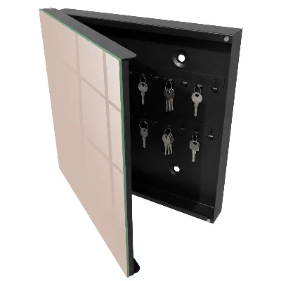 Armoire à clés design Rose beige