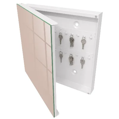Armoire à clés design Rose beige