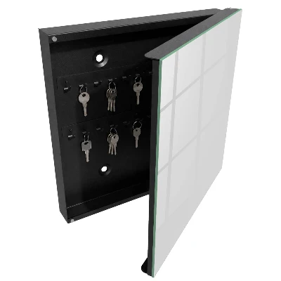 Armoire à clés décorative Couleur grise