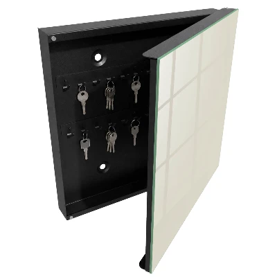 Armoire à clés design Pierre crémeuse