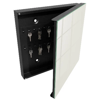 Armoire à clés design Gris tendance