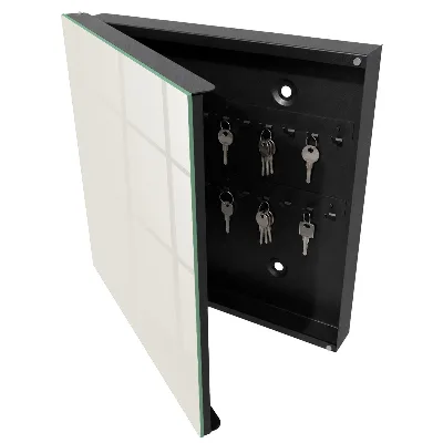 Armoire à clés design Gris tendance
