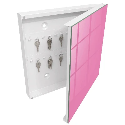 Armoire à clés design Rose frais