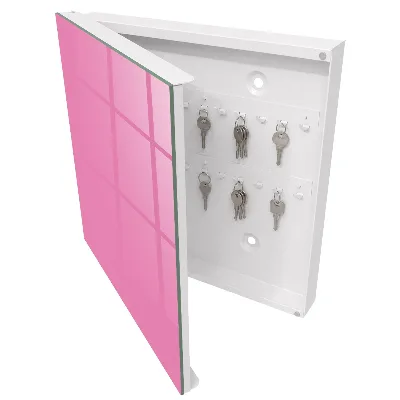 Armoire à clés design Rose frais