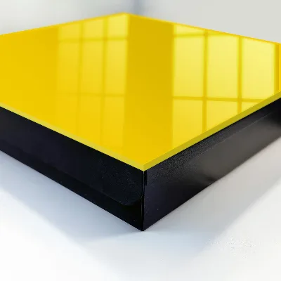 Armoire à clés décorative Jaune intense