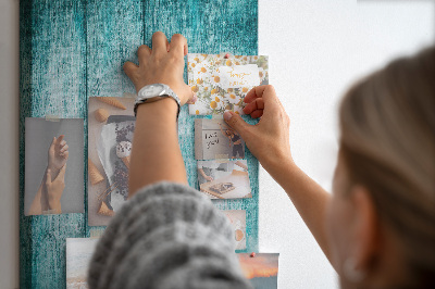 Tableau en liège déco Bois bleu